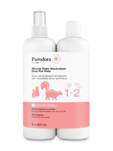 PURODORA Skunk Odor Neutralizer Duo for Pets